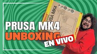 Prusa MK4 - ¿Mi nuevo caballito de batalla? | Unboxing Argento en Vivo