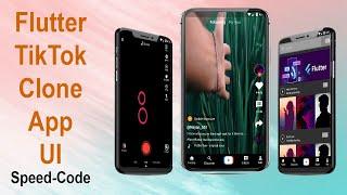 Flutter Building TikTok's Clone App UI  - Speed Code