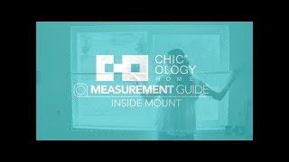 Chicology Home | How to Measure a Window for Inside Mount