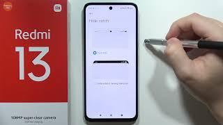 Redmi 13: Hide Notch