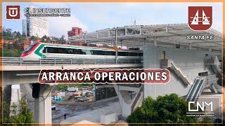 Día histórico para el Tren El Insurgente, llegan los primeros trenes a la estación Santa Fe, CDMX