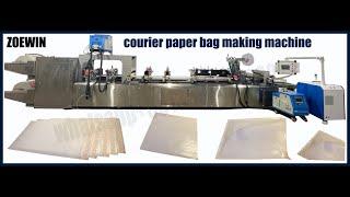 PAPER GARMENT COURIER BAG MAKING MACHINE