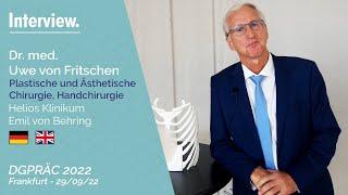 Interview von Dr. von Fritschen zu Thoraxdeformitäten auf dem Deutschen Plastischen Kongress