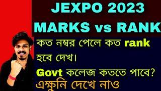 JEXPO 2023 Marks Vs Rank| Jexpo Marks Vs Rank | Youth Hub Education Jexpo Marks Vs Rank|#jexpo2023