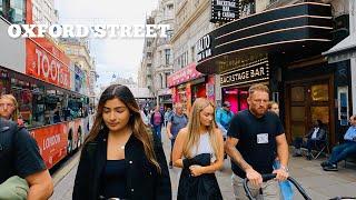 EVENING WALK IN OXFORD STREET LONDON | UNITED KINGDOM | LONDON WALKING 4K[HDR]#ukstreetwalker#london