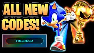 *NEW* ALL WORKING CODES FOR SONIC SPEED SIMULATOR IN 2024! ROBLOX SONIC SPEED SIMULATOR CODES