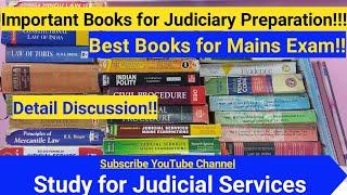 Best books for Judicial Service Exams | Important Books for Mains Preparation | #judiciarybooks