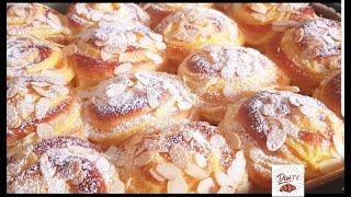 Fluffige Pudding Schnecken/ Vanillecreme Schnecken / Vanilla Cream Rolls
