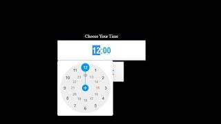 Time picker using jQuery plug-in - Android style time picker | Web Tutorials