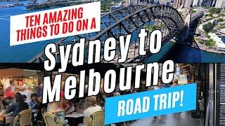 SYDNEY to MELBOURNE ROAD TRIP,  Australia (via Canberra), 2024 | Top Things to Do & Places to Stop