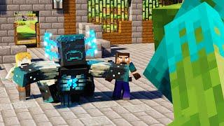 Mutant Warden VS Mutant Zombie - HEROIC FIGHT - (Minecraft Animation Movie)