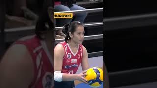 Good defence and Steady serve  Jema Galamza makes Creamline to win  #Creamline #Queen #jemagalanza