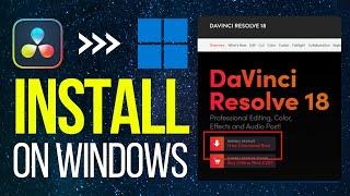 How To Download and Install Davinci Resolve 18 on Windows (2025)