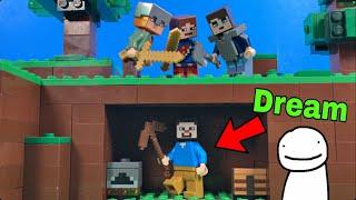 Lego Minecraft MANHUNT | Dream Animation