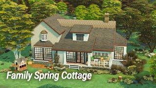 Family Spring Cottage in Henford-on-Bagley | The Sims 4 Stop Motion House Build No CC