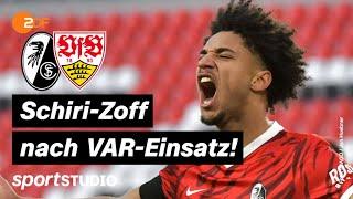 SC Freiburg – VfB Stuttgart Highlights | Bundesliga, 20. Spieltag 2021/22 | sportstudio