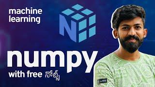 NumPy Tutorial in Telugu | Machine Learning in Telugu | Dodagatta Nihar