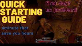 Quick Starting guide dark and darker