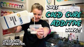 Does cold cure additive work?! We find out if you really can cure water based ink without heat.