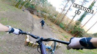 Building and riding an MTB DIRT SPINE and first hits on the Shark Fin/ Mega berm!