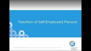 Taxation of Self-Employed Persons