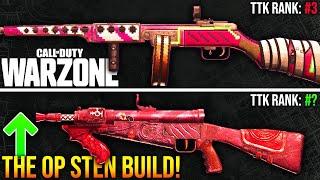 WARZONE: Best TTK STEN LOADOUT Is NOW META! Most SLEPT ON META LOADOUT! (WARZONE Best Setup)