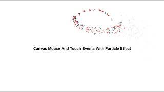 Particles effect on mouse move | HTML,CSS and JS