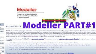 Homology modeling using Modeller - Complete Tutorial for beginners (Part 1)