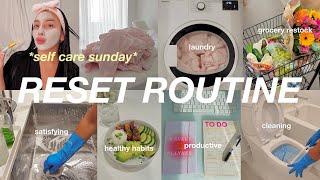 *ultimate* RESET ROUTINE 2024 fridge restock, deep clean motivation, grocery shop, self care sunday