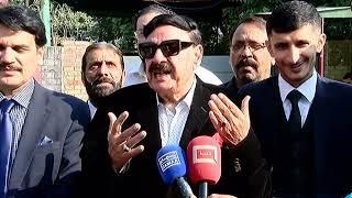 LIVE | PTI Protest | Sheikh Rasheed Defends Imran Khan: Bold Statements in Latest Media Talk