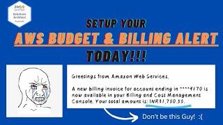 How to Setup AWS Budgets and Billing Alerts in AWS Console: A Step by Step Guide