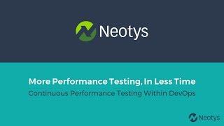 NeoLoad - Continuous Performance Testing