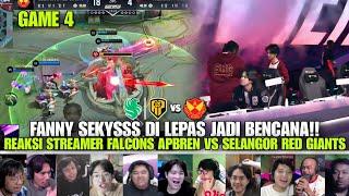 FANNY SEKYSSS DI LEPAS JADI BENCANA!! REAKSI STREAMER FALCONS APBREN VS SELANGOR RED GIANTS