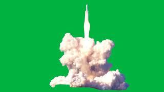 Rocket Launch Green Screen ~ HD ~ Free To Use