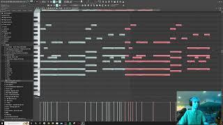 full process make a melody and beat from scratch with me in fl studio