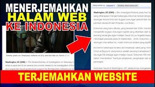 Menerjemahkan Halaman Website Menjadi Bahasa Indonesia