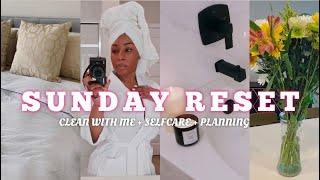 SUNDAY RESET & RECHARGE | CLEAN WITH ME, SELF CARE, PLANNING FOR THE WEEK & MORE |STEPHANIE VOLTAIRE