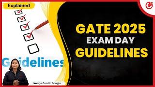 GATE 2025 Exam Day Instructions | Guidelines | Dress Code #GATE2025 #GATE