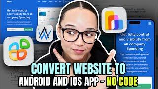 Convert Website to App in 2 Minutes (Android and iOS)