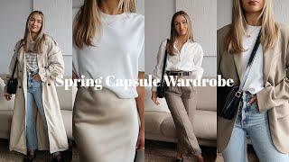 SPRING CAPSULE WARDROBE 2022 | KEY NEUTRAL BASICS FOR A MINIMAL WARDROBE