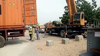 ABU HATIM ROAD CO. LLC R-201 BRIDGE MATERIALS UNLOADING