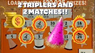 ‼️Not 1…But 2 TRIPLERS‼️Happy New Year 2025  And A 20X SYMBOL  20X the WinGeorgia Lottery Tickets