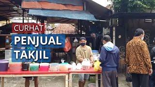 Curhat Penjual Takjil di Benhil, Walaupun Sepi Pembeli Tetap Bersyukur