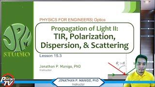 Physics for Engineers Lesson | 15.3 | Propagation of Light II