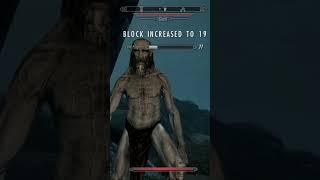 Level Up Block Fast in Skyrim! ️