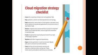 Cloud Computing- Migration Testing, Security, Checklist