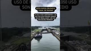 Así funciona el Canal de Panamá. #panama #canaldepanama #logistica #naviera #aduana