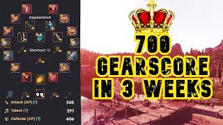 700GS IN 3 WEEKS (all you have to know about gear progression) Episode 1