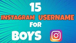 15 cool and unique instagram username for boys part-3 | Saurabh TeCh