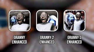 Granny Enhanced Vs Granny 2 Enhanced Vs Granny 3 Enhanced Full Gameplay